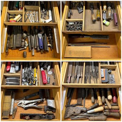 LOT 65B: Hand Tool Collection - Files, Chisels & More