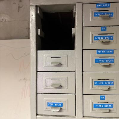 LOT 69B: Cabinets/Organizers w/ All Contents & Hardware Included
