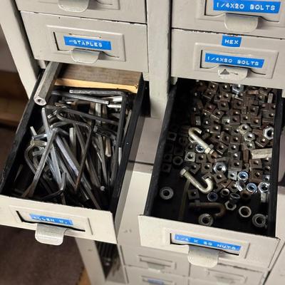 LOT 69B: Cabinets/Organizers w/ All Contents & Hardware Included