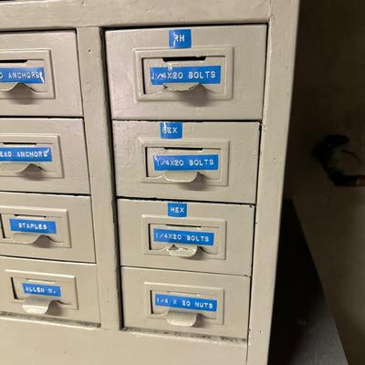LOT 69B: Cabinets/Organizers w/ All Contents & Hardware Included