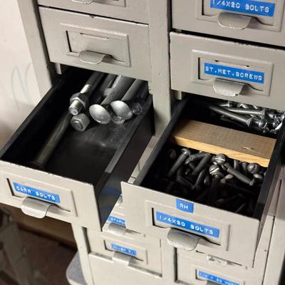 LOT 69B: Cabinets/Organizers w/ All Contents & Hardware Included