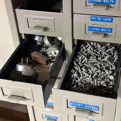 LOT 69B: Cabinets/Organizers w/ All Contents & Hardware Included