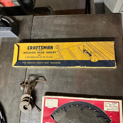 LOT 70B: Vintage Craftsman 1/2 Horsepower Table Saw