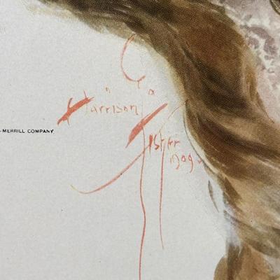 LOT 75B: Three Framed Signed Prints by Harrison Fisher