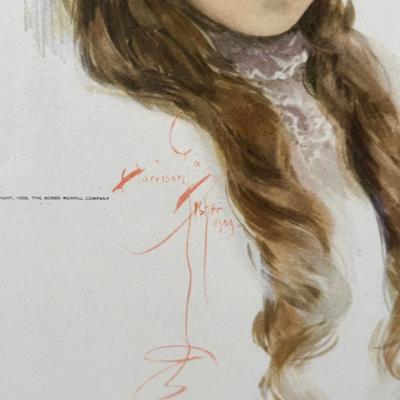 LOT 75B: Three Framed Signed Prints by Harrison Fisher