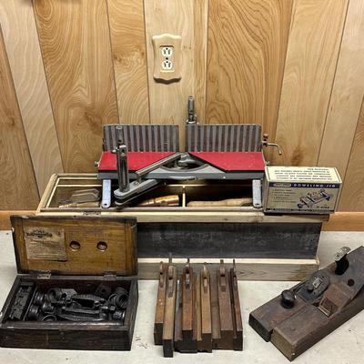 LOT 78B: Vintage Tool Collection - Doweling Jig, Hand Planes & More