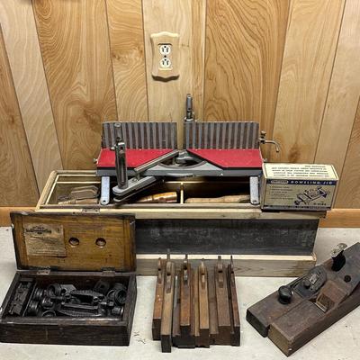 LOT 78B: Vintage Tool Collection - Doweling Jig, Hand Planes & More