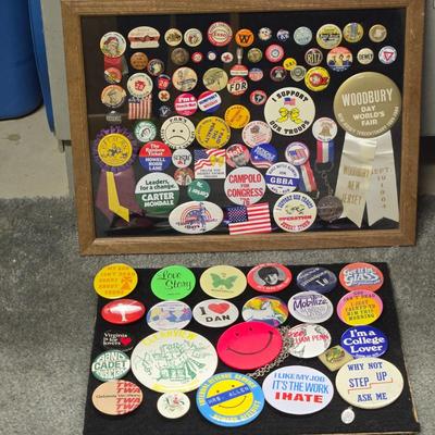 LOT 87B: Collection of Various Button Pins