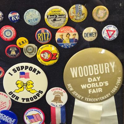LOT 87B: Collection of Various Button Pins