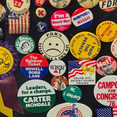 LOT 87B: Collection of Various Button Pins