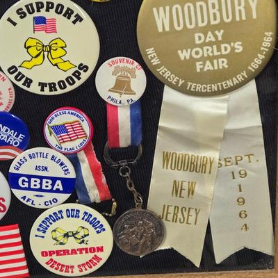 LOT 87B: Collection of Various Button Pins