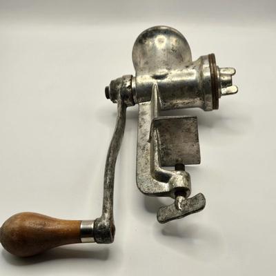 LOT 93B: Vintage Bowl and Various Food Grinders