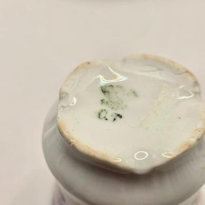 LOT 97B: There's Nothing Like Fresh Flowers. Except Painted Ones! MCM Floral Metal Tole Tray and Multiple Floral Cups, Saucers, and...