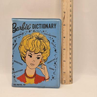 LOT 101B: Vintage Barbies Including Bubble Cut Doll and Barbie Dictionary