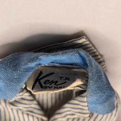 LOT 104B: Barbie Armoire, Drawer, Furniture, and Barbie, Skipper, Ken, & Allan Clothing and Accessories