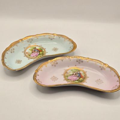 LOT 105B: Just in Time For Easter Brunch. Beaded Rimmed Deviled Egg Plate, Bunny Bowl, Cups and Saucers, and More