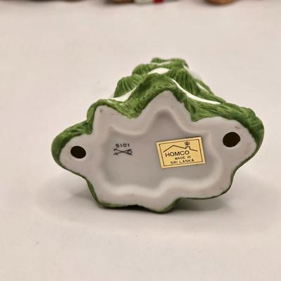 LOT 108K: Large Collection of Homco Christmas Bears Including Grandma & Grandpa in Rocking Chairs, Cubs Sledding, and Many More