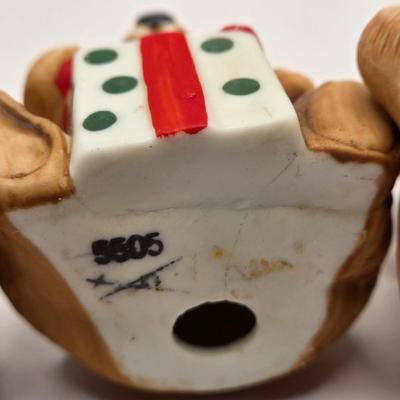 LOT 108K: Large Collection of Homco Christmas Bears Including Grandma & Grandpa in Rocking Chairs, Cubs Sledding, and Many More