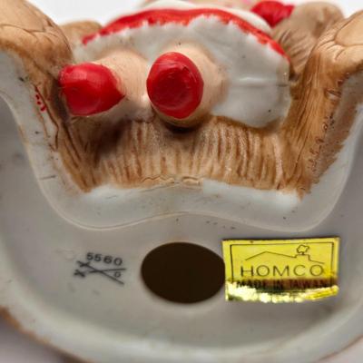 LOT 108K: Large Collection of Homco Christmas Bears Including Grandma & Grandpa in Rocking Chairs, Cubs Sledding, and Many More