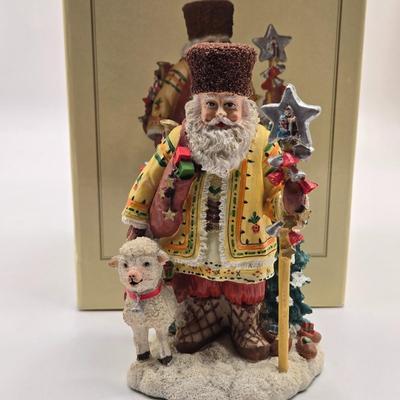 LOT 110K: Set of Nine International Santa Claus Collection, All in Original Boxes