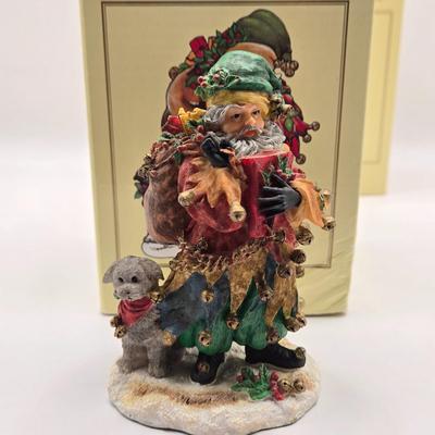 LOT 110K: Set of Nine International Santa Claus Collection, All in Original Boxes