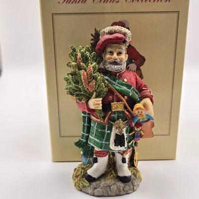 LOT 110K: Set of Nine International Santa Claus Collection, All in Original Boxes