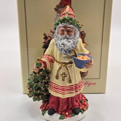 LOT 110K: Set of Nine International Santa Claus Collection, All in Original Boxes