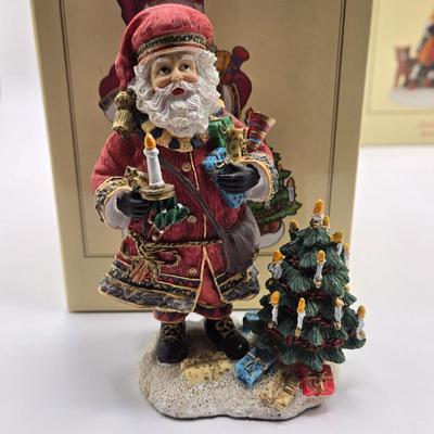 LOT 110K: Set of Nine International Santa Claus Collection, All in Original Boxes