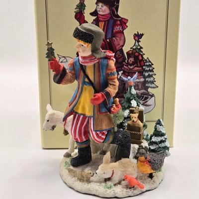 LOT 110K: Set of Nine International Santa Claus Collection, All in Original Boxes