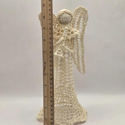 LOT 113K: Angels Are Among Us! Christmas Angel Tree Toppers, Figurines, Ornaments, and Small Serving Plate