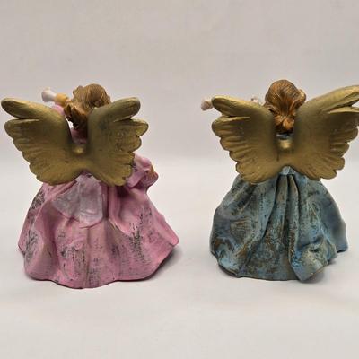 LOT 113K: Angels Are Among Us! Christmas Angel Tree Toppers, Figurines, Ornaments, and Small Serving Plate