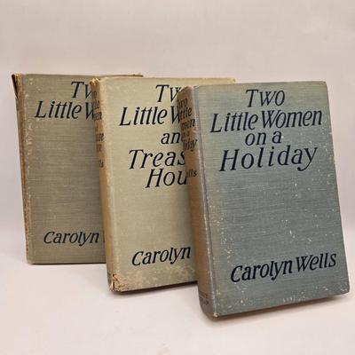 LOT 117K: Antique Books Including Two Little Women, Two Little Women on a Holiday, Two Little Women and Treasure House, Stella Davis,...