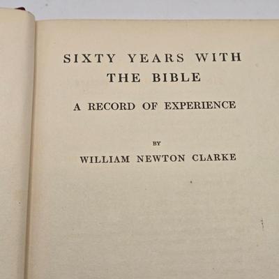 LOT 120K: Every Man His Chance, Sixty Years With The Bible, The Burnt Offering, and Other Antique Books