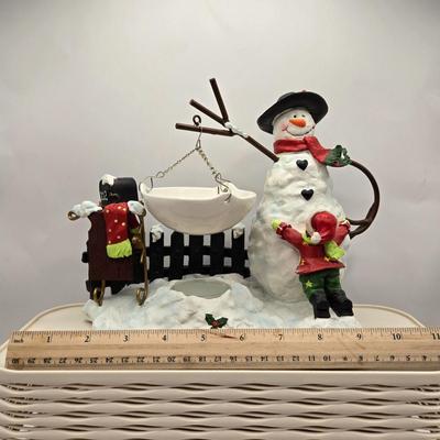 LOT 121K: Assortment of Christmas Candle Holders