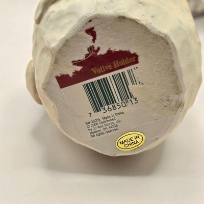 LOT 121K: Assortment of Christmas Candle Holders