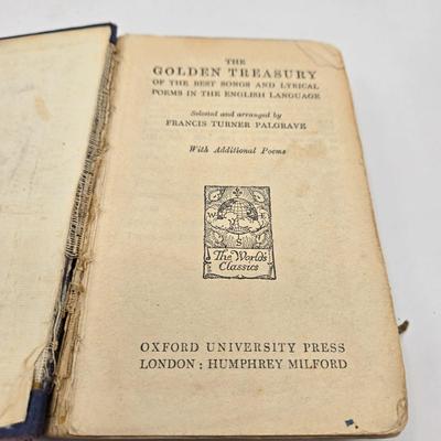 LOT 122K: Poems or WordsWorth, The Song of songs, and More Antique Books