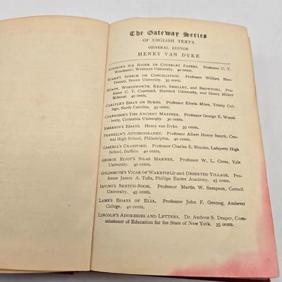 LOT 122K: Poems or WordsWorth, The Song of songs, and More Antique Books