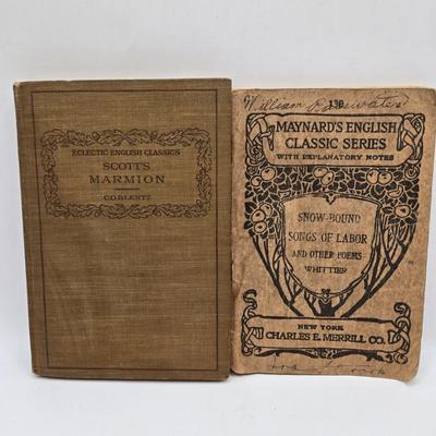 LOT 122K: Poems or WordsWorth, The Song of songs, and More Antique Books