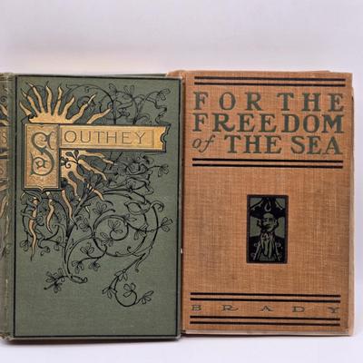 LOT 123K: Antique Books Including Leaves From A Grass House, The Weed, A Divided House, and More