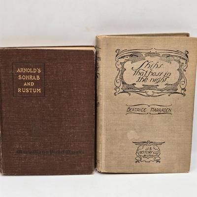LOT 123K: Antique Books Including Leaves From A Grass House, The Weed, A Divided House, and More