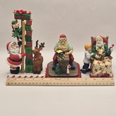LOT 128K: Department 56 Up on the Rooftop, Kurt S. Adler Santa, and More