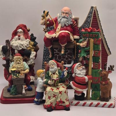 LOT 128K: Department 56 Up on the Rooftop, Kurt S. Adler Santa, and More