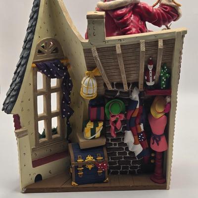 LOT 128K: Department 56 Up on the Rooftop, Kurt S. Adler Santa, and More