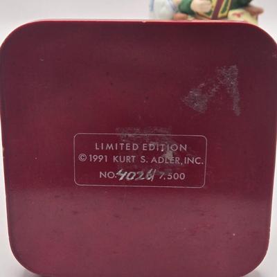 LOT 128K: Department 56 Up on the Rooftop, Kurt S. Adler Santa, and More