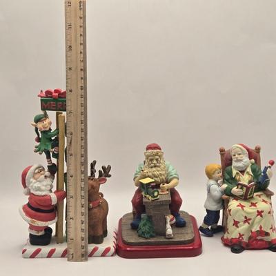 LOT 128K: Department 56 Up on the Rooftop, Kurt S. Adler Santa, and More