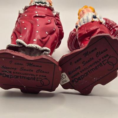 LOT:: Caroler 3 Part Screen, Dept 56 Christmas Tree, Brinn's Ceramic Carolers, Dept. 56 Mr. and Mrs. Claus, and More