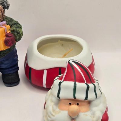 LOT 135K: Santa and Elf Figures