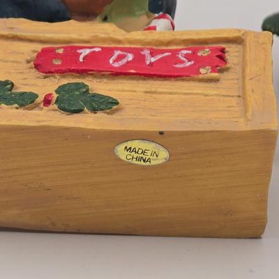 LOT 135K: Santa and Elf Figures