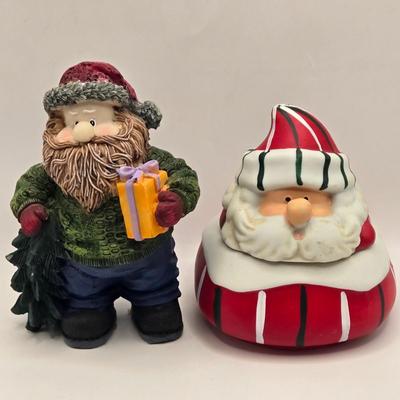 LOT 135K: Santa and Elf Figures