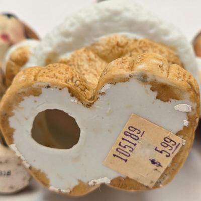 LOT 136K: Have a Very Beary Christmas! Bear Candle Holders, Salt & Pepper Shakers, Coasters, and White Milk Glass Grape Cluster...